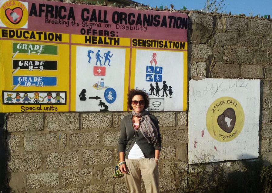 Anita Manti in Zambia con L'Africa Chiama